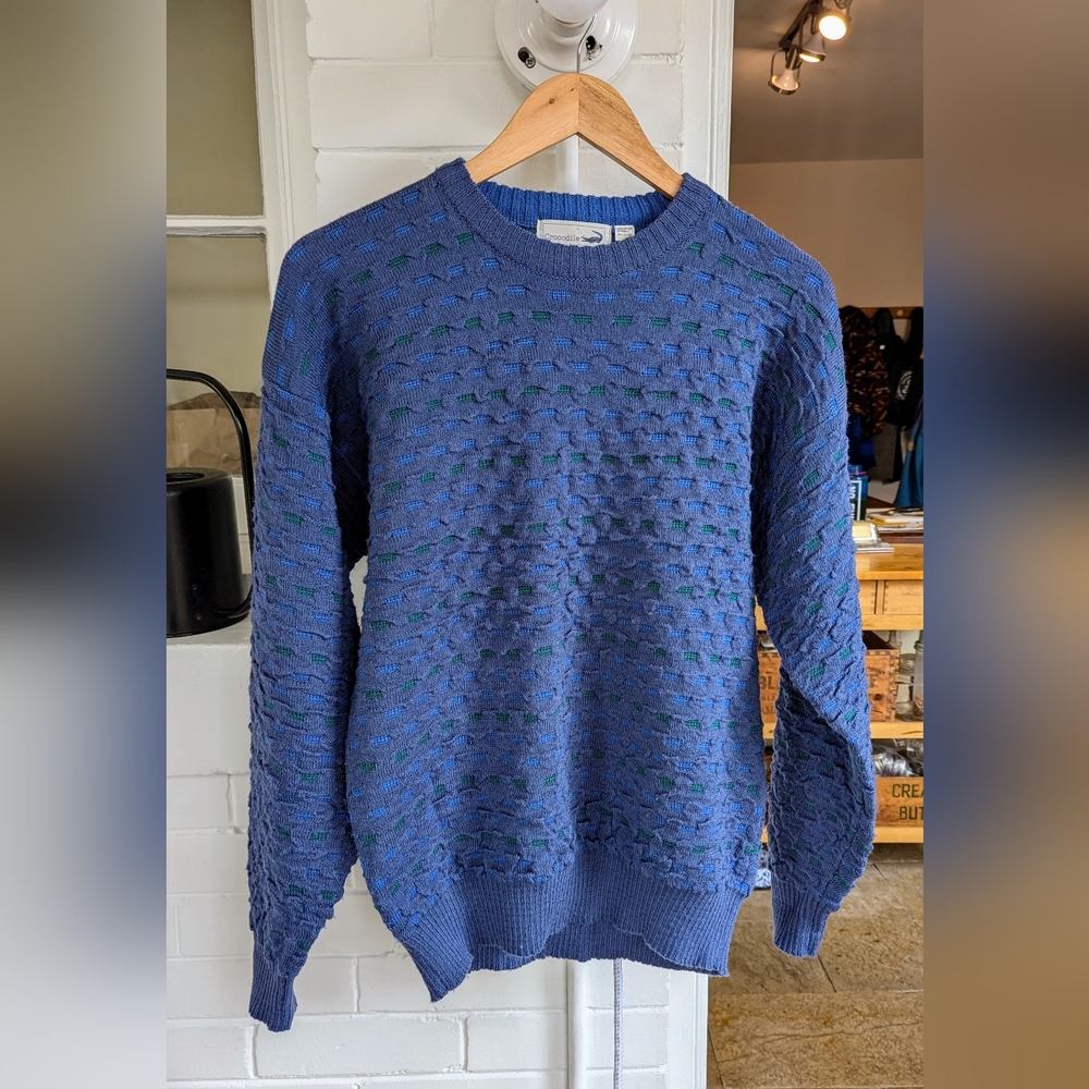 Crocodile Medium Men's Wool Blend Sweater